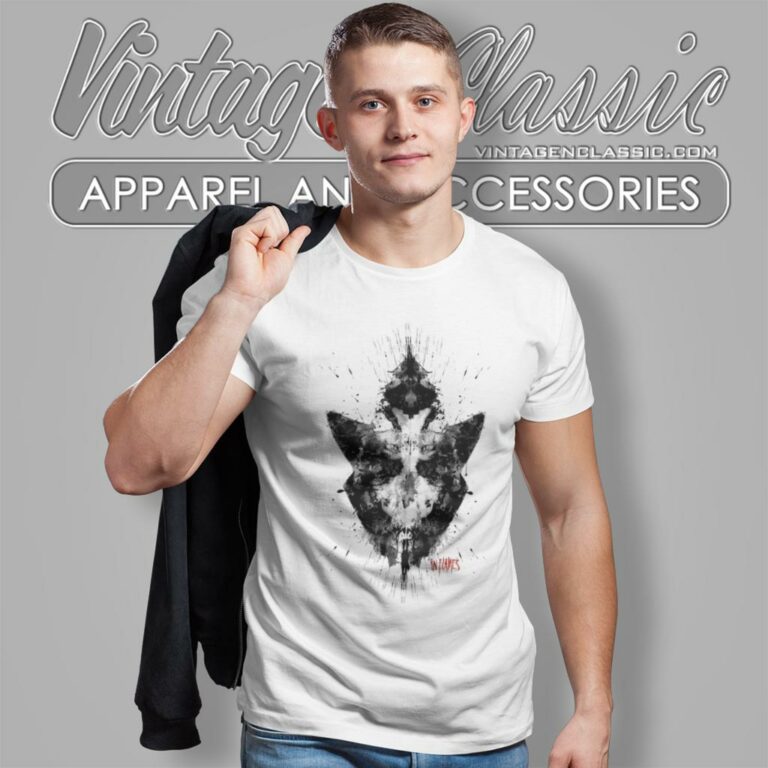In Flames Rorschach Jesterhead T Shirt In Flames Rorschach Jesterhead T Shirt
