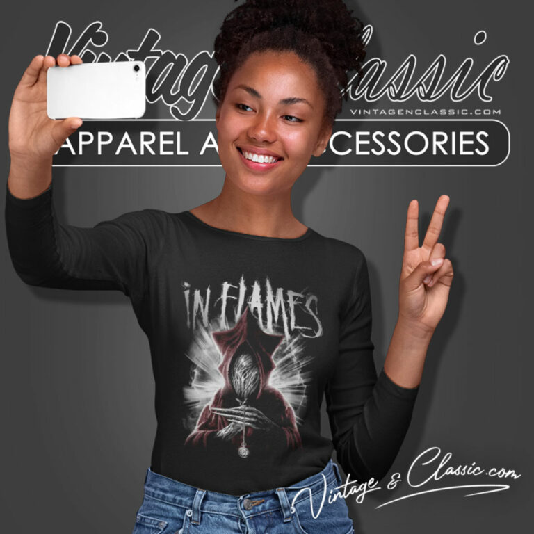 In Flames Shirt At The End Long Sleeve Tee In Flames Shirt At The End Long Sleeve Tee