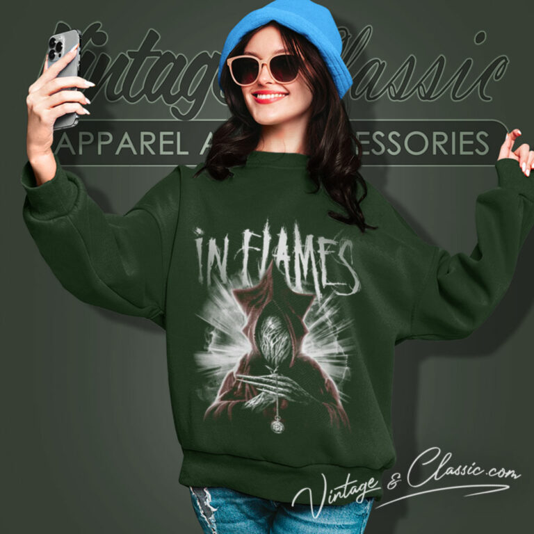 In Flames Shirt At The End Sweatshirt In Flames Shirt At The End Sweatshirt