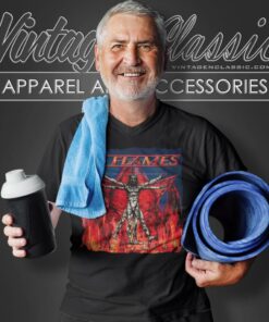 In Flames Shirt Clayman World Tour V Neck TShirt