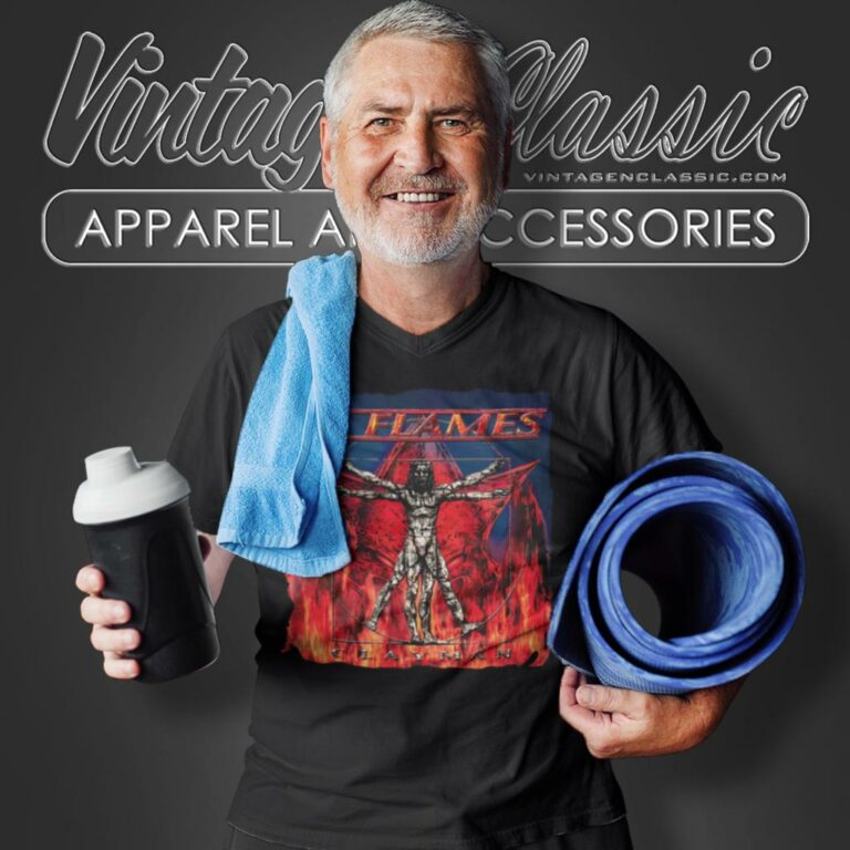 In Flames Shirt Clayman World Tour V Neck TShirt In Flames Shirt Clayman World Tour V Neck TShirt