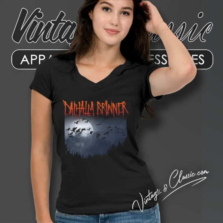 In Flames Shirt Dalhalla Brinner 2023 V Neck TShirt In Flames Shirt Dalhalla Brinner 2023 V Neck TShirt
