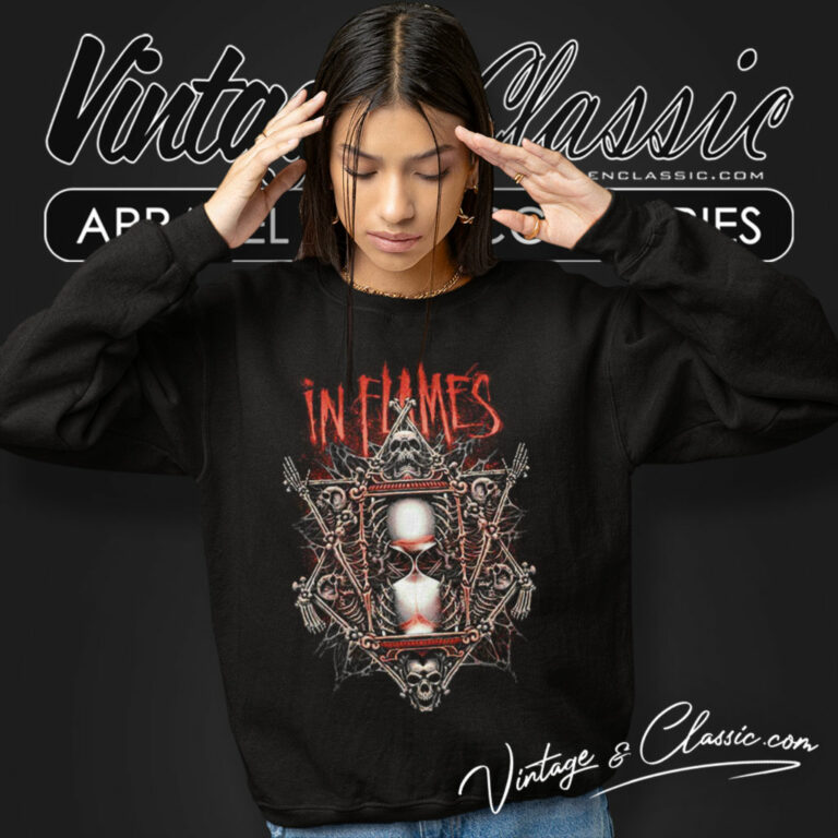 In Flames Shirt Dark Hourglass Sweatshirt In Flames Shirt Dark Hourglass Sweatshirt