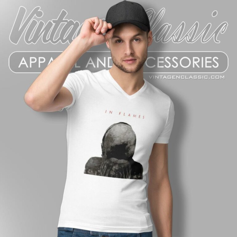 In Flames Shirt Reroute To Remain Tracklist V Neck TShirt In Flames Shirt Reroute To Remain Tracklist V Neck TShirt