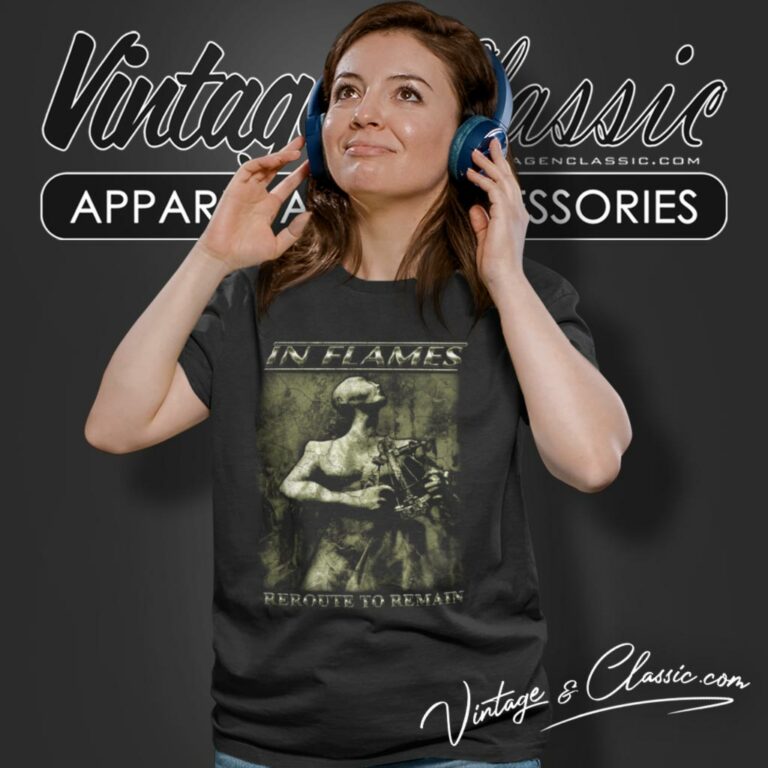 In Flames Shirt Reroute To Remain Women T Shirt In Flames Shirt Reroute To Remain Women T Shirt