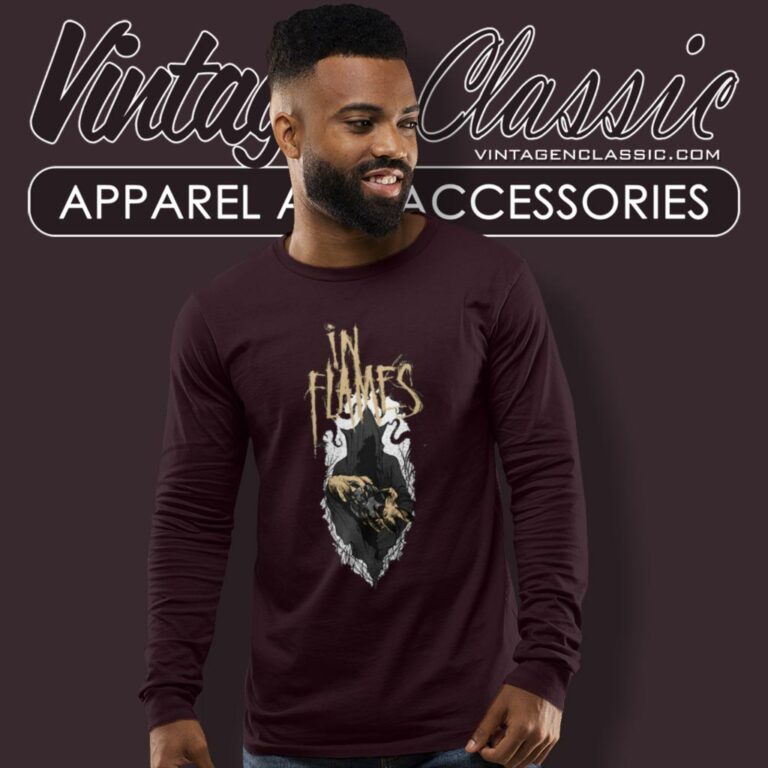 In Flames Shirt State Of Slow Decay Lyric Long Sleeve Tee In Flames Shirt State Of Slow Decay Lyric Long Sleeve Tee