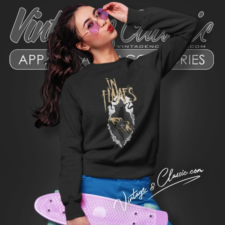 In Flames Shirt State Of Slow Decay Lyric Sweatshirt In Flames Shirt State Of Slow Decay Lyric Sweatshirt