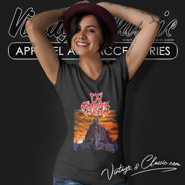 In Flames Shirt The Jester Race V Neck TShirt In Flames Shirt The Jester Race V Neck TShirt