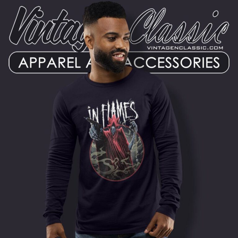 In Flames Time Jester Long Sleeve Tee In Flames Time Jester Long Sleeve Tee