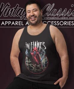 In Flames Time Jester Tank Top Racerback