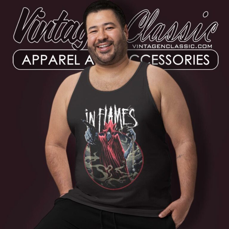 In Flames Time Jester Tank Top Racerback In Flames Time Jester Tank Top Racerback