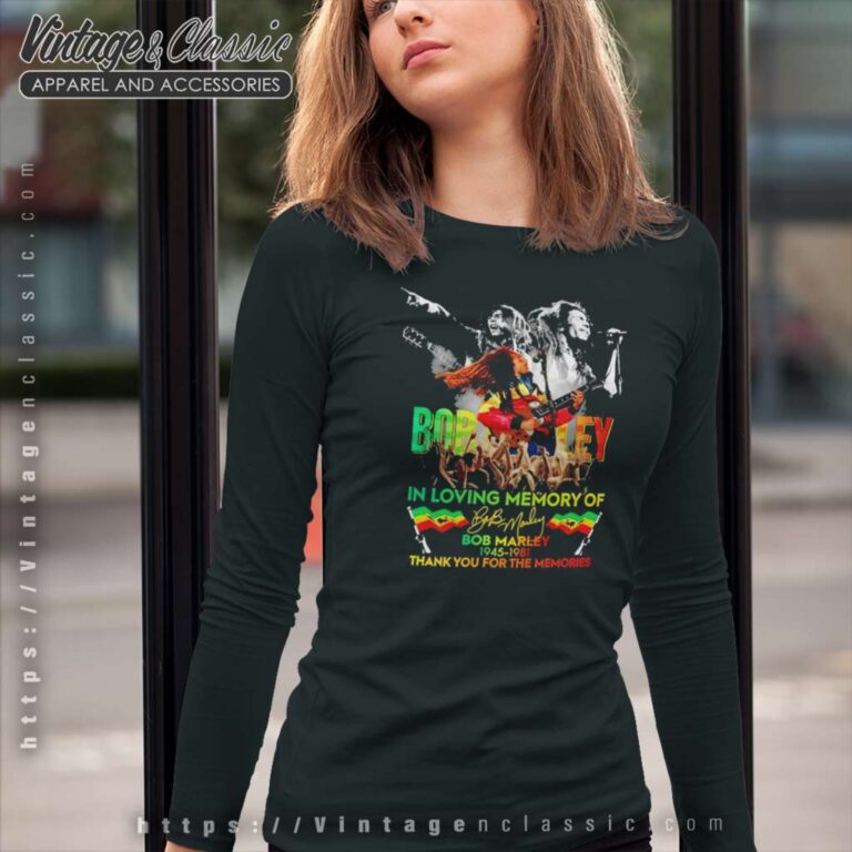 In Loving Memory Of Bob Marley Long Sleeve Tee In Loving Memory Of Bob Marley Long Sleeve Tee
