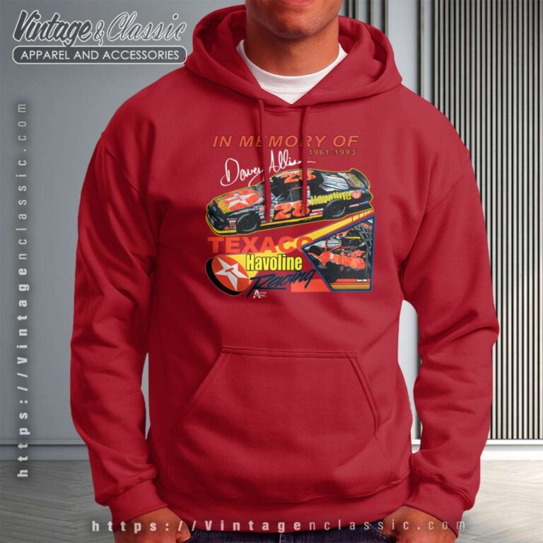 In Memory Of Davey Allison 28 Texaco Havoline Hoodie In Memory Of Davey Allison 28 Texaco Havoline Hoodie