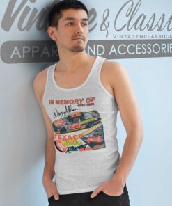 In Memory Of Davey Allison 28 Texaco Havoline Tank Top Racerback
