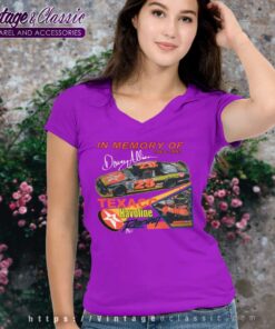 In Memory Of Davey Allison 28 Texaco Havoline V Neck TShirt