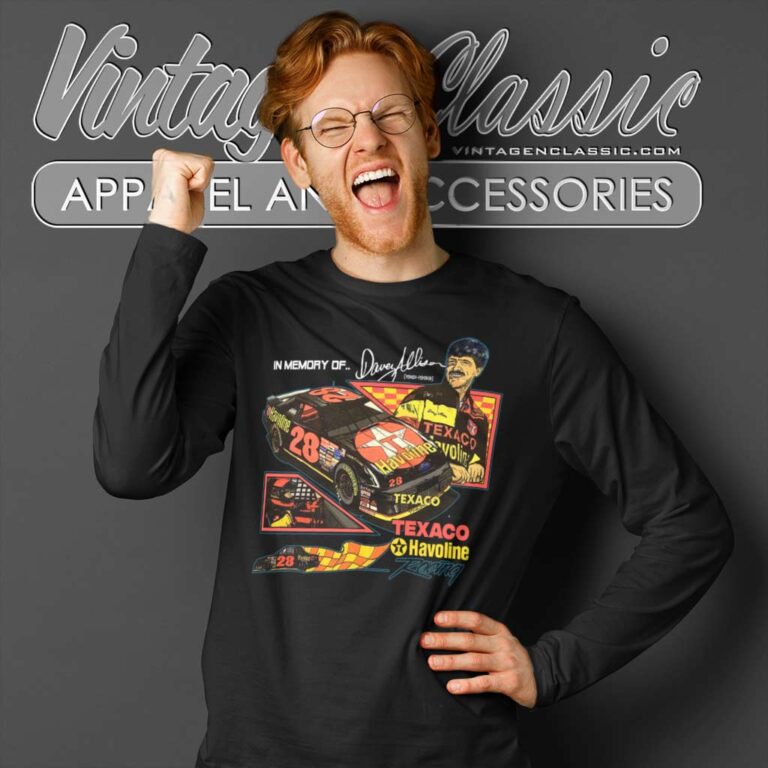 In Memory Of Davey Allison Texaco Team Long Sleeve Tee In Memory Of Davey Allison Texaco Team Long Sleeve Tee