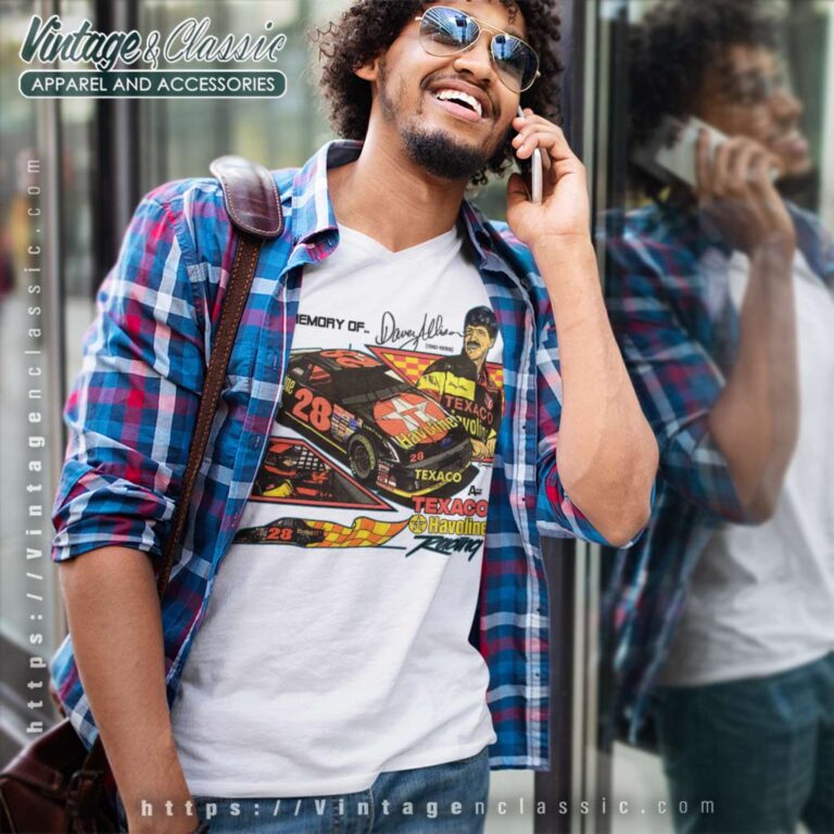 In Memory Of Davey Allison Texaco Team V Neck TShirt In Memory Of Davey Allison Texaco Team V Neck TShirt