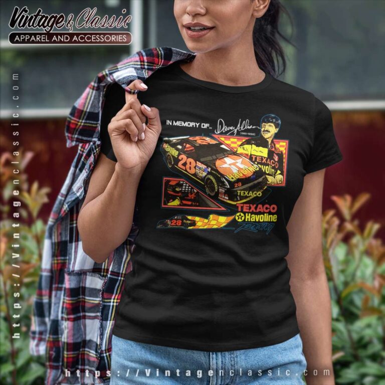 In Memory Of Davey Allison Texaco Team Women TShirt In Memory Of Davey Allison Texaco Team Women TShirt