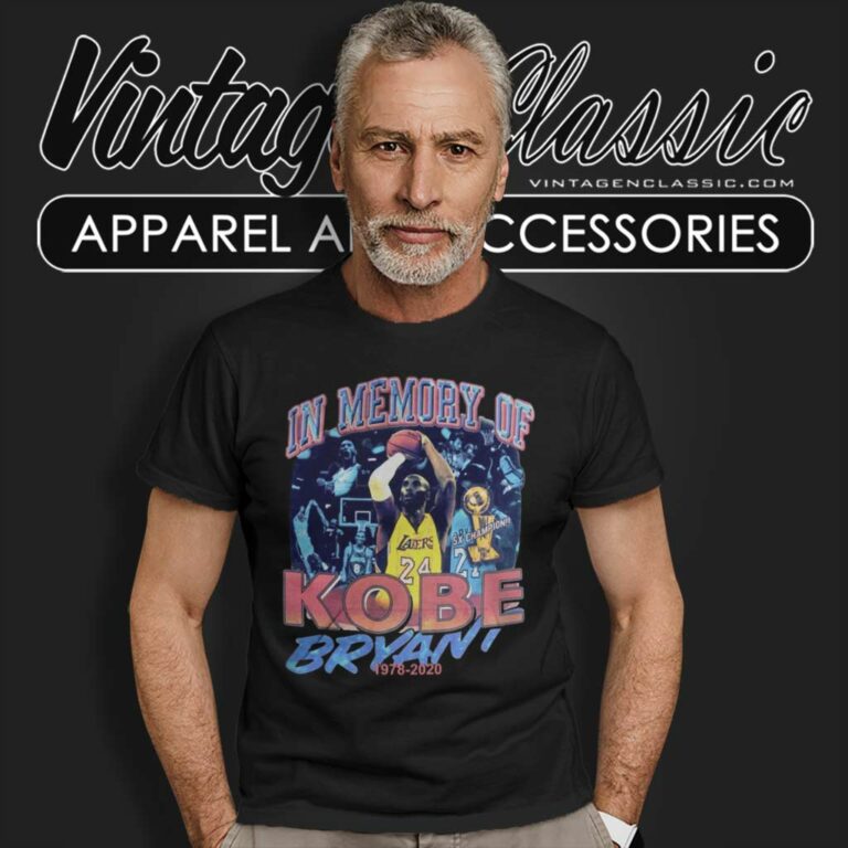 In Memory Of Kobe Bryant 1978 2020 T Shirt In Memory Of Kobe Bryant 1978 2020 T Shirt