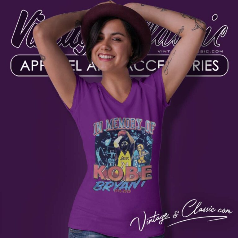 In Memory Of Kobe Bryant 1978 2020 V Neck TShirt In Memory Of Kobe Bryant 1978 2020 V Neck TShirt
