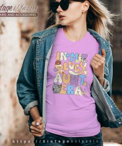 In My Bluey Aunt Era Shirt Gift For Fans V Neck TShirt 1