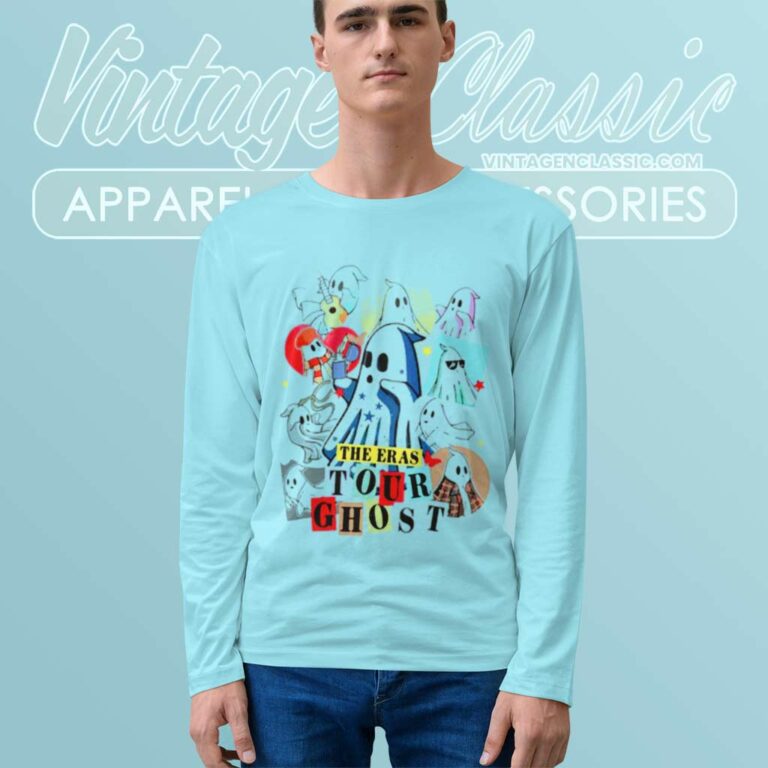 In My Spooky Era Groovy Hippie Halloween Ghost Long Sleeve Tee In My Spooky Era Groovy Hippie Halloween Ghost Long Sleeve Tee