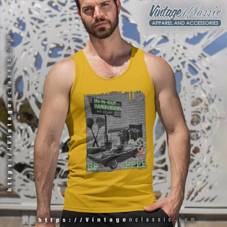 In N Out Burger California 2023 Tank Top Racerback In N Out Burger California 2023 Tank Top Racerback