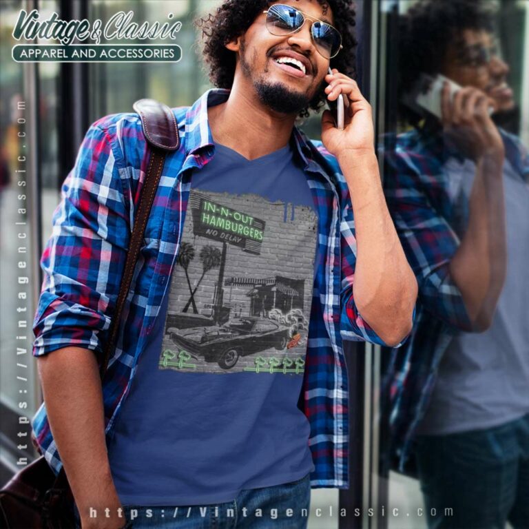 In N Out Burger California 2023 V Neck TShirt In N Out Burger California 2023 V Neck TShirt