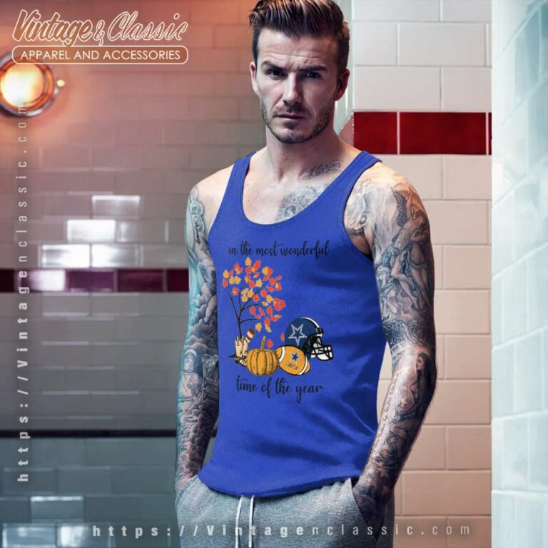 In The Most Wonderful Time Of The Year Dallas Cowboys Tank Top Racerback In The Most Wonderful Time Of The Year Dallas Cowboys Tank Top Racerback