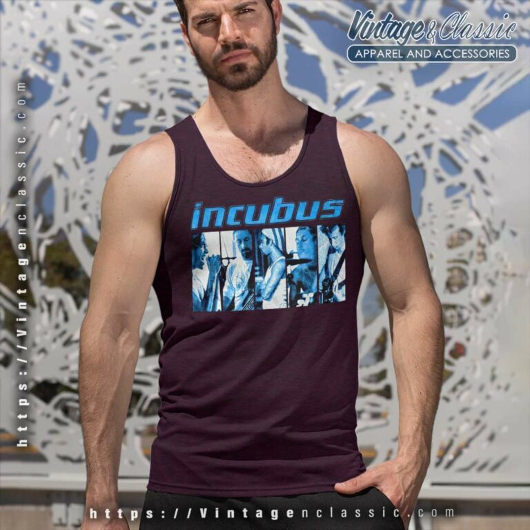 Incubus Black And Blue Tank Top Racerback Incubus Black And Blue Tank Top Racerback