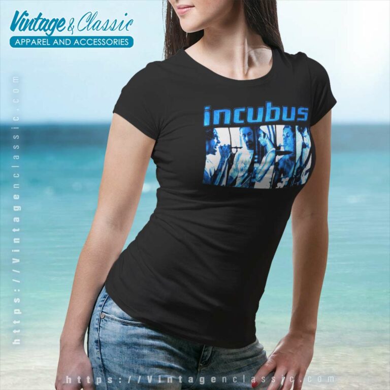 Incubus Black And Blue Women TShirt Incubus Black And Blue Women TShirt