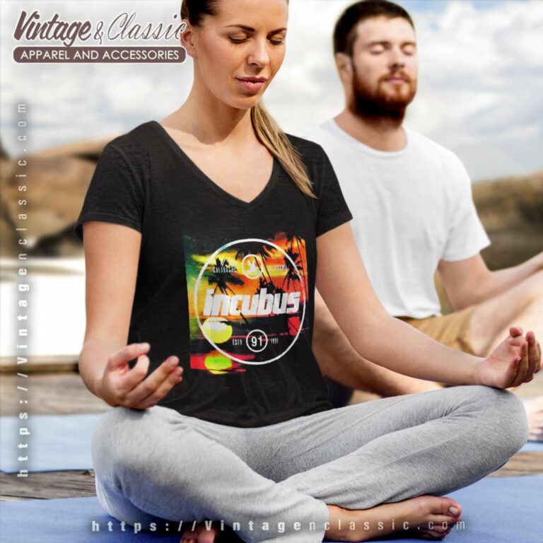 Incubus Calabasas 1991 V Neck TShirt Incubus Calabasas 1991 V Neck TShirt