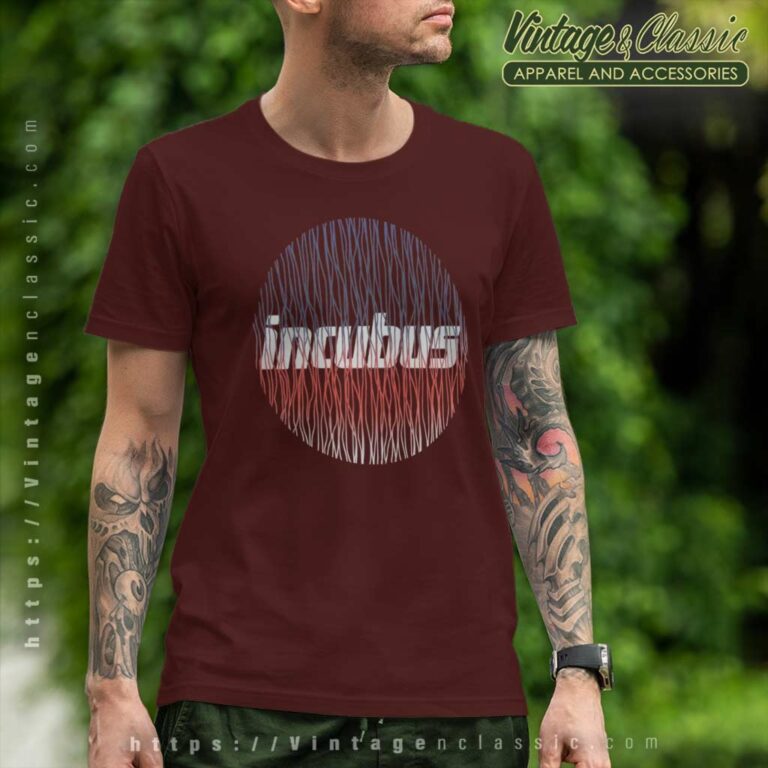 Incubus Circle Lines T Shirt Incubus Circle Lines T Shirt