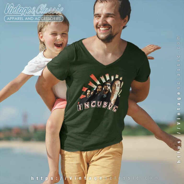 Incubus Earth To Bella V Neck TShirt Incubus Earth To Bella V Neck TShirt