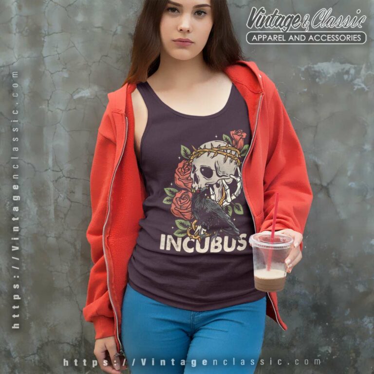 Incubus Halloween Skull Tank Top Racerback Incubus Halloween Skull Tank Top Racerback