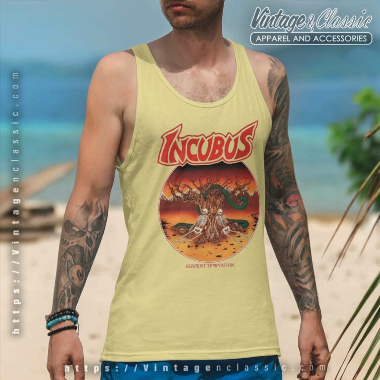 Incubus Serpent Temptation Tank Top Racerback Incubus Serpent Temptation Tank Top Racerback