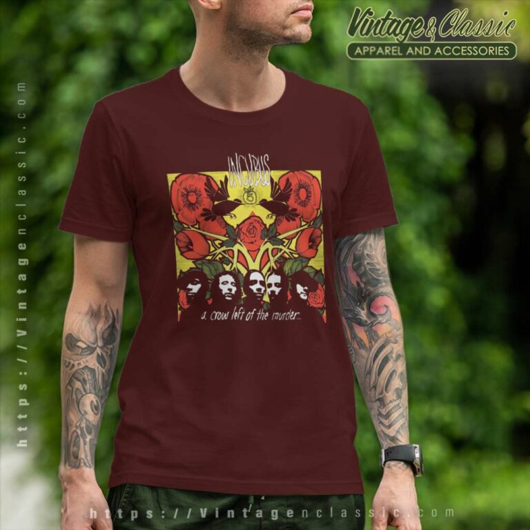 Incubus Shirt A Crow Left Of The Murder T Shirt Incubus Shirt A Crow Left Of The Murder T Shirt