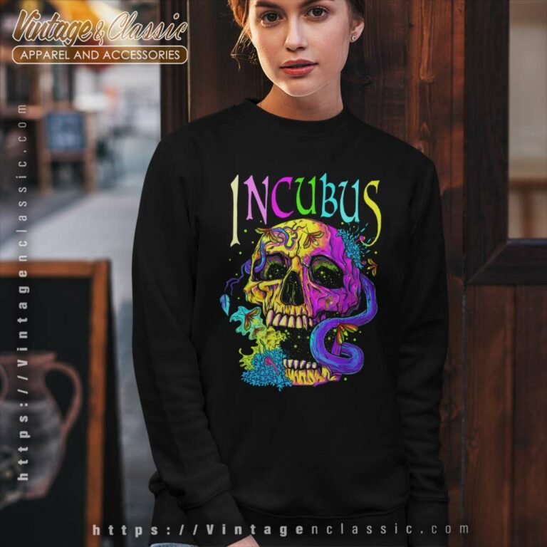 Incubus Shirt A Crow Left Skull Morning And Flower Sweatshirt Incubus Shirt A Crow Left Skull Morning And Flower Sweatshirt