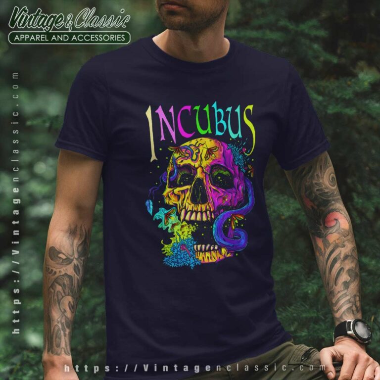 Incubus Shirt A Crow Left Skull Morning And Flower T Shirt Incubus Shirt A Crow Left Skull Morning And Flower T Shirt