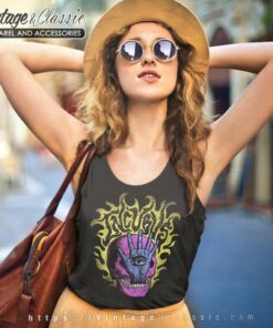 Incubus Shirt Flames Skull Hand Eyeball Tank Top Racerback