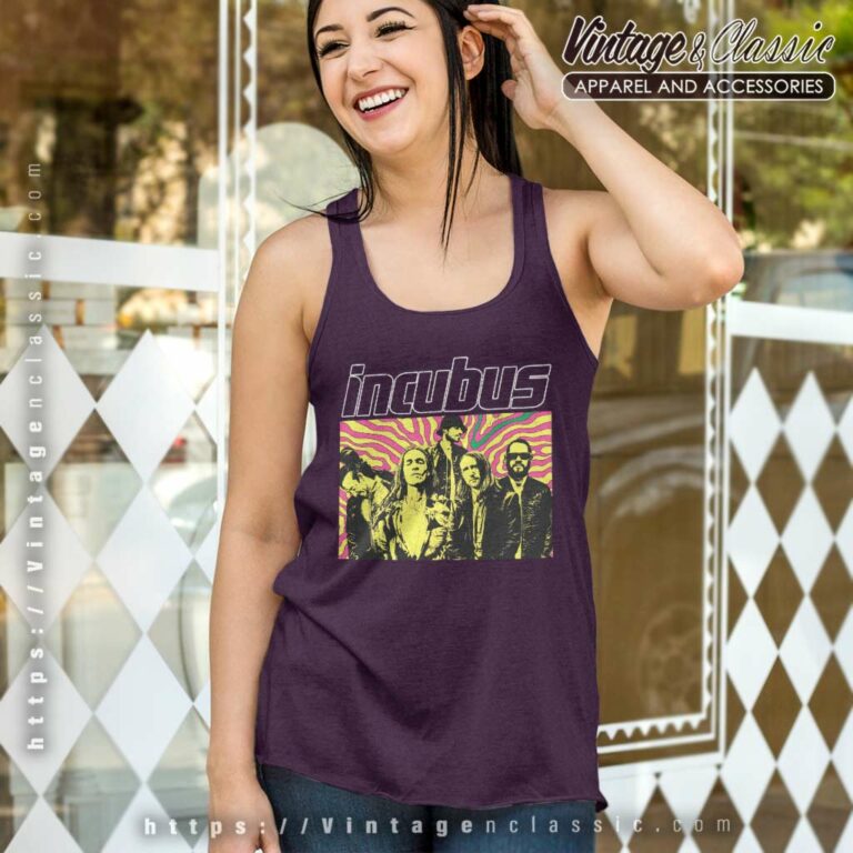 Incubus Swirls Tank Top Racerback Incubus Swirls Tank Top Racerback