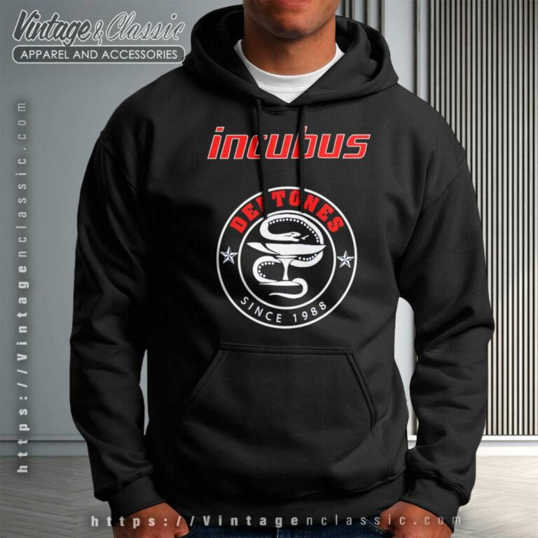 Incubus X Deftones 2015 Tour Hoodie Incubus X Deftones 2015 Tour Hoodie
