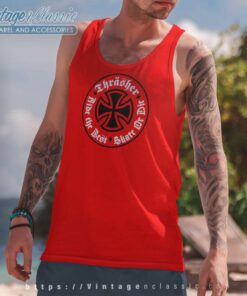 Independent X Thrasher Oath Red Tank Top Racerback