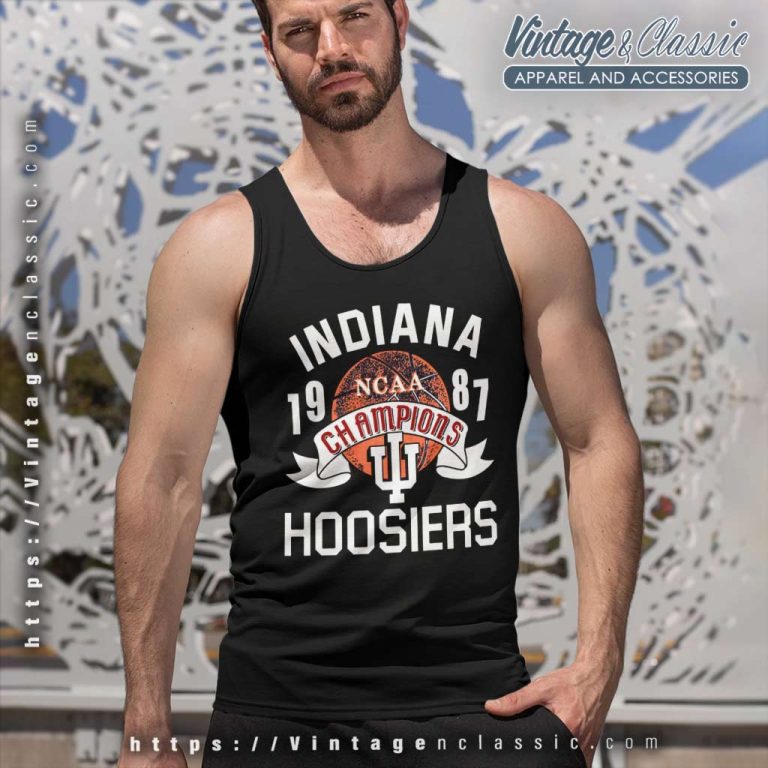 Indiana Hoosiers University Shirt Vintage Ncaa Champions Basketball Tank Top Racerback Indiana Hoosiers University Shirt Vintage Ncaa Champions Basketball Tank Top Racerback