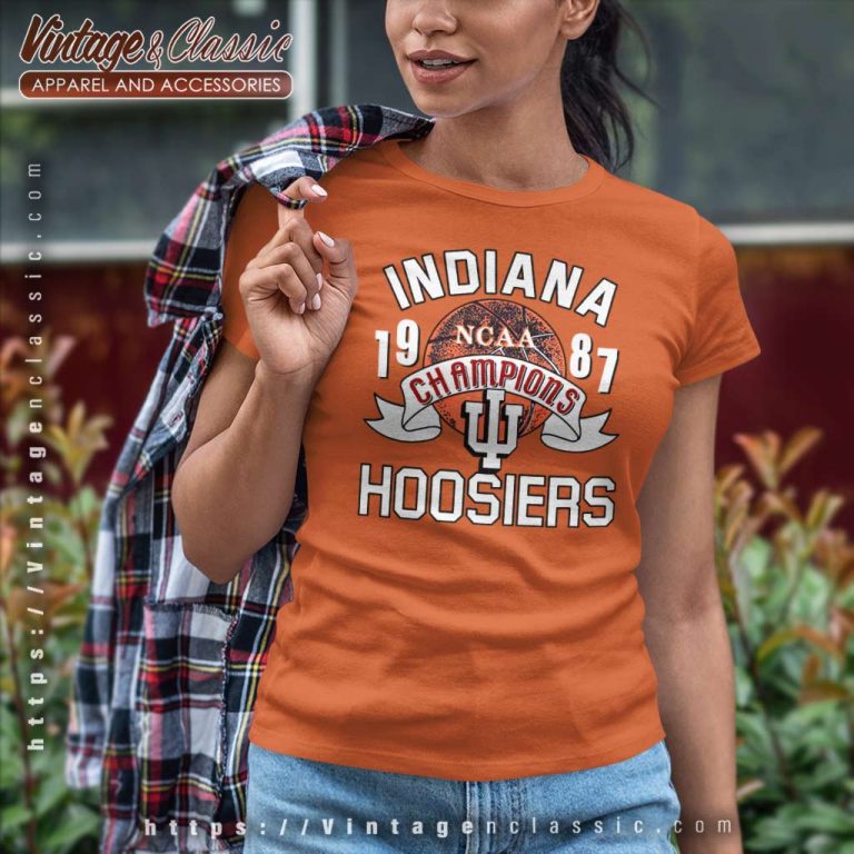 Indiana Hoosiers University Shirt Vintage Ncaa Champions Basketball Women TShirt Indiana Hoosiers University Shirt Vintage Ncaa Champions Basketball Women TShirt
