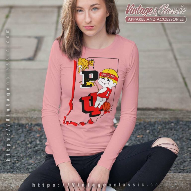 Indiana Hoosiers Vs Purdue Boilermakers Long Sleeve Tee Indiana Hoosiers Vs Purdue Boilermakers Long Sleeve Tee