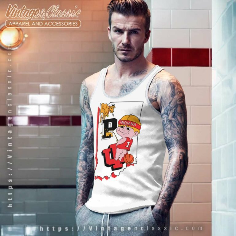 Indiana Hoosiers Vs Purdue Boilermakers Tank Top Racerback Indiana Hoosiers Vs Purdue Boilermakers Tank Top Racerback