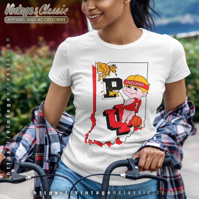 Indiana Hoosiers Vs Purdue Boilermakers Women TShirt Indiana Hoosiers Vs Purdue Boilermakers Women TShirt