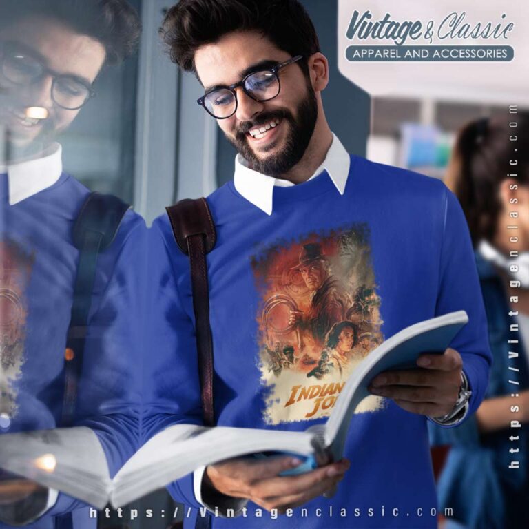 Indiana Jones And The Dial Of Destiny Poster Sweatshirt Indiana Jones And The Dial Of Destiny Poster Sweatshirt