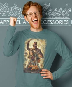 Indiana Jones Movies Poster Long Sleeve Tee